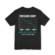 T-Shirt — "Pressure Drop" Fishing Chart Graphic T-Shirt