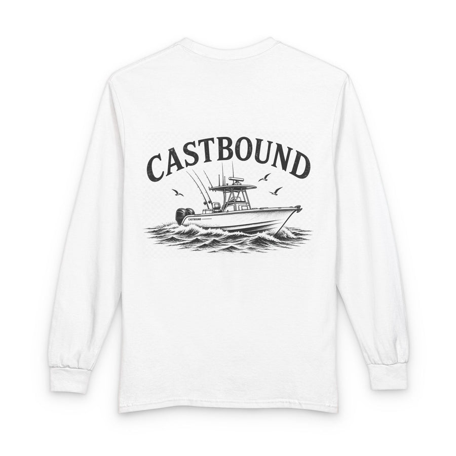 Castbound Fishing Boat Long Sleeve Shirt