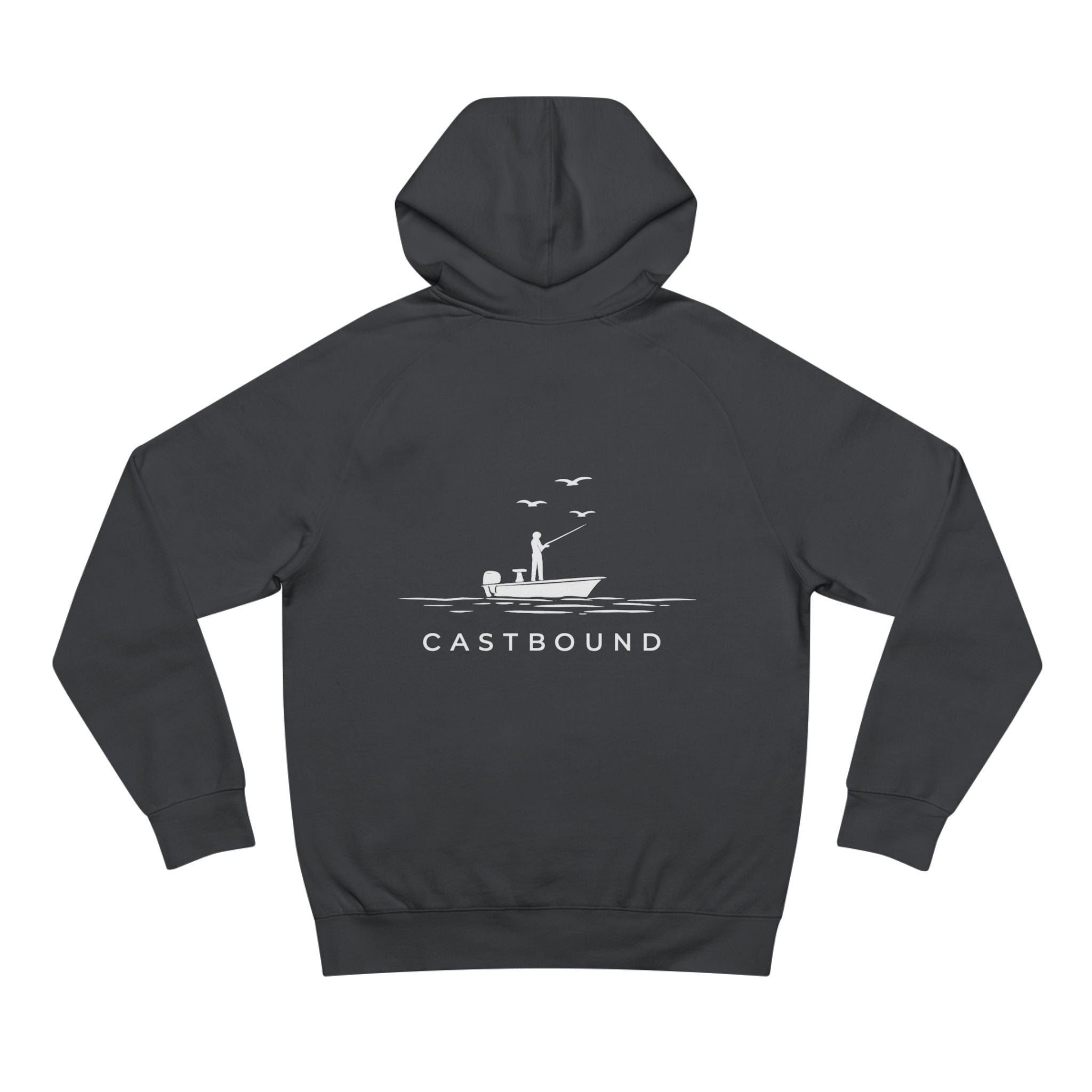 Castbound Fishing Hoodie — Kayak Angler Logo Pullover