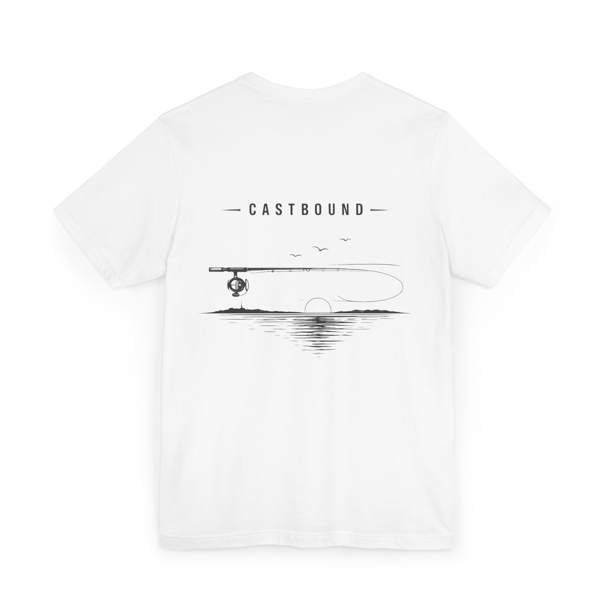 Fishing T-Shirt — Castbound Lure & Reel Minimalist T-Shirt