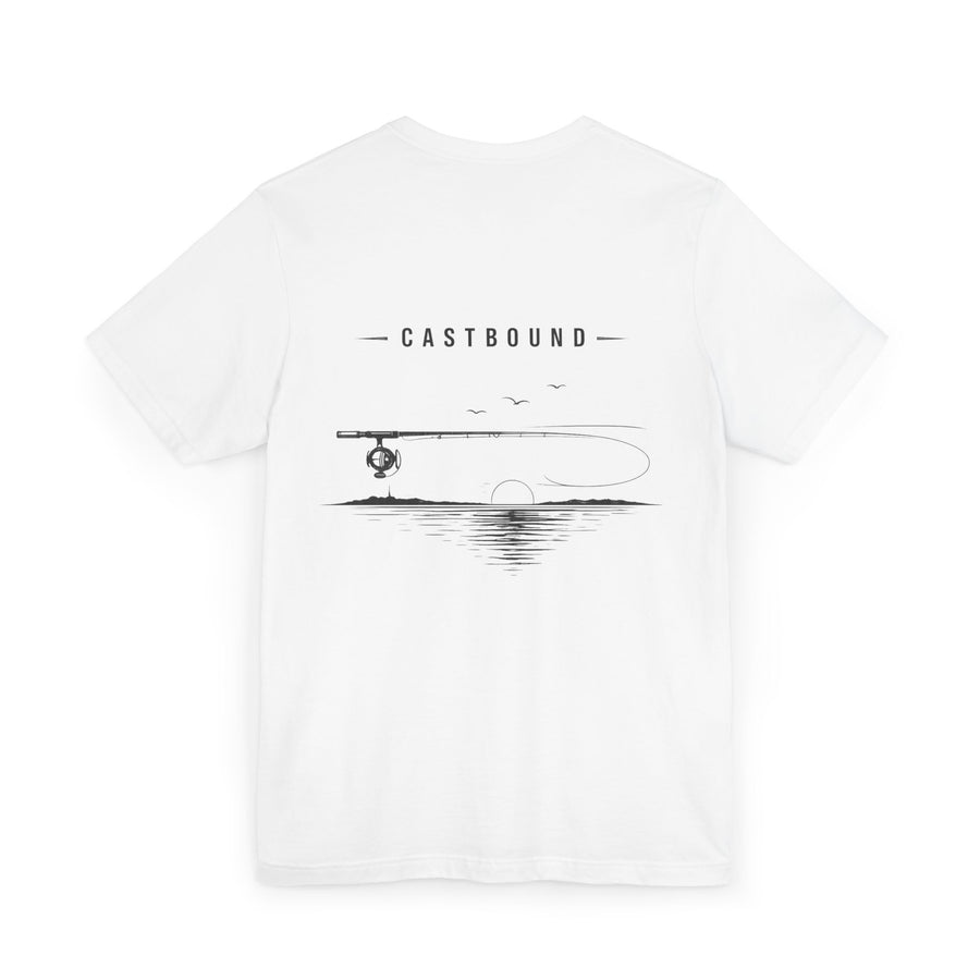 Fishing T-Shirt — Castbound Lure & Reel Minimalist T-Shirt
