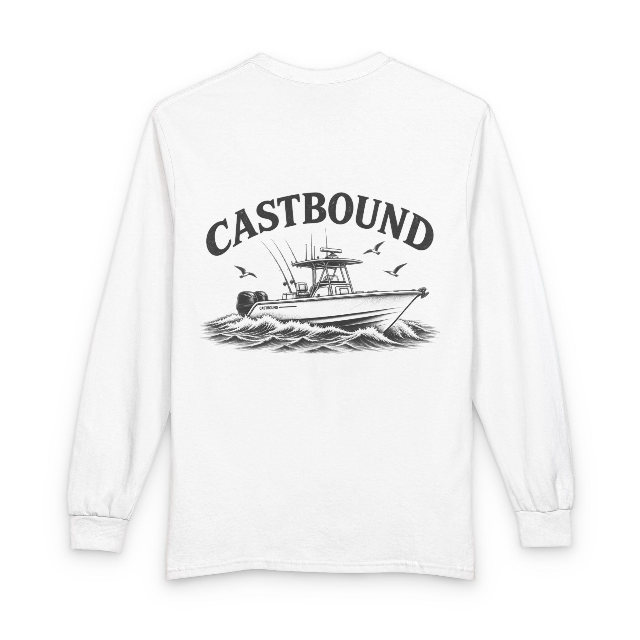 Castbound Fishing Boat Long Sleeve Shirt